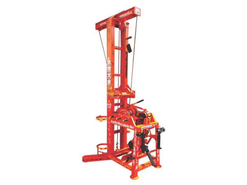 Super Deluxe Submersible Motor Lifting Machine Red