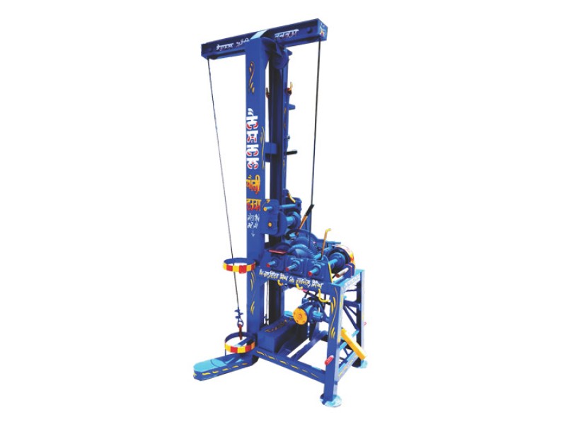 Super Deluxe Submersible Motor Lifting Machine Blue