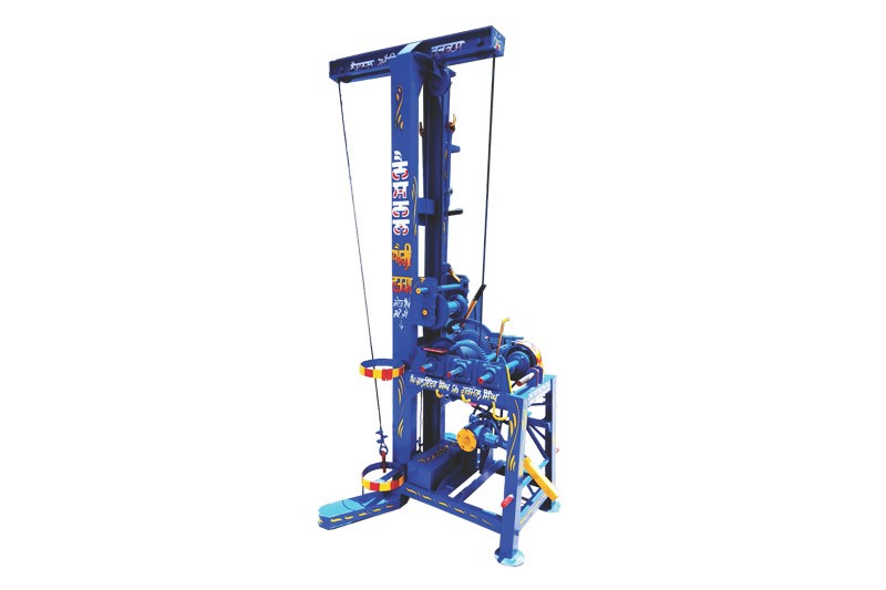 Super Deluxe Submersible Motor Lifting Machine Blue